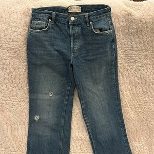 Free People Cropped Jeans